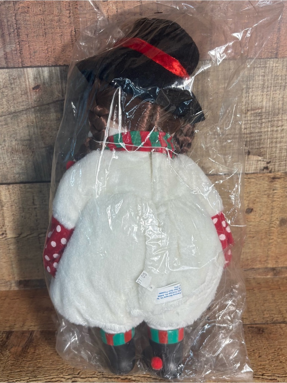 Precious Moments IT’S SNOW FUN WITHOUT YOU Brunette Doll 13” 2001 SEALED! - Picture 6 of 8